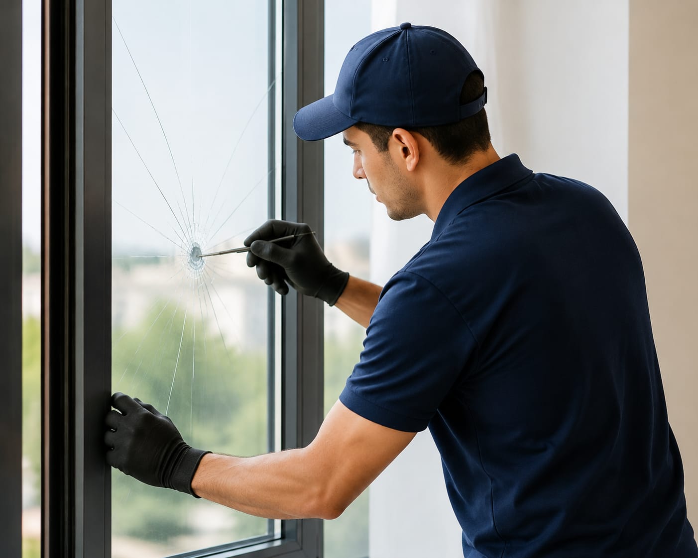 Replacing broken glass